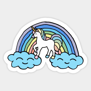 The Rainbow Unicorn Sticker